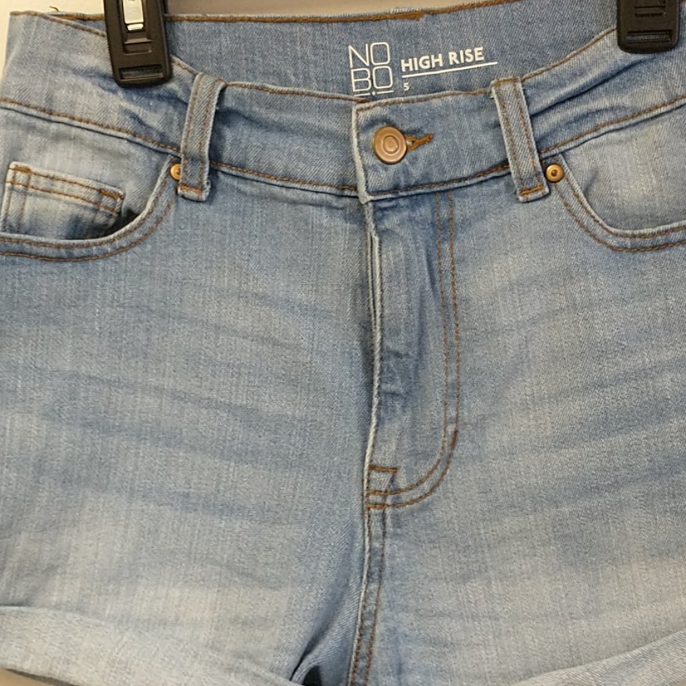 No Boundaries High Rise Jean Shorts Size 5 - Picture 4 of 7